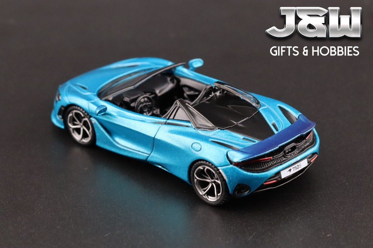 Mini GT McLaren 750S Spider Belize Blue MGT00812 1/64 | eBay