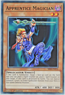 Yugioh Lehrling Magier SR08-DE014 Common 1. Auflage