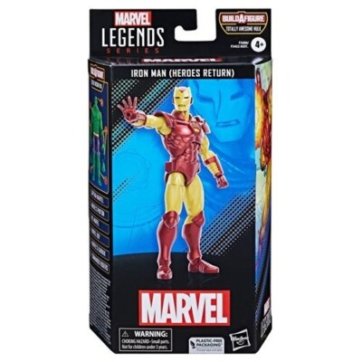 The Marvels Marvel Legends Wave 1 Iron Man (Heroes Return) Figur BUILD A HULK
