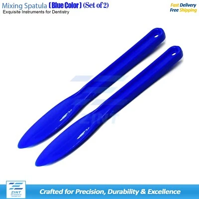 MEDENTRA UK Dental Flexible Rigid Red Plastic Mixing Spatulas Wax Spoon Lab Modeling Tools