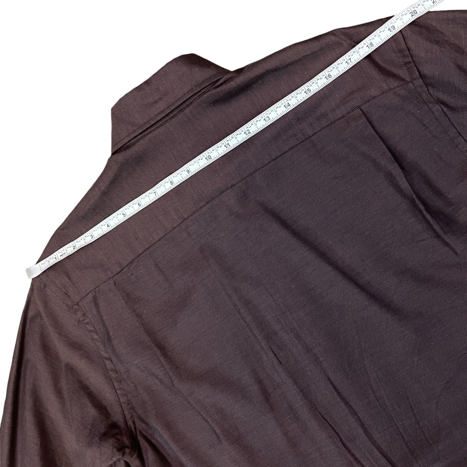 Robert Talbott Brown Long Sleeve Button Up  Shirt… - image 7