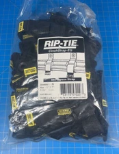 Rip-Tie CinchStrap-EG 1"x7", Black, N-07-G50-BK (Pkg. of 50)