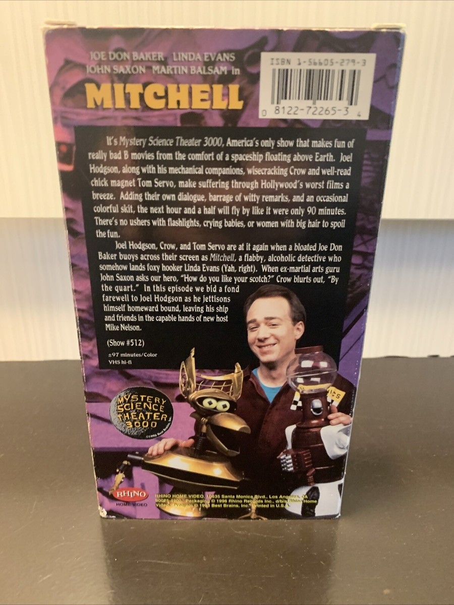 その他 Mystery Science Theater 3000: Mitchell [VHS] Mystery Science Theater 3000 Mitchell (VHS, 1996) Joel