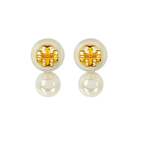 Tory Burch Pearl Stud Fashion Earrings