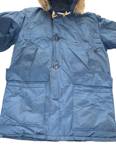 Rare Vintage Woolrich Fur Hooded Parka Coat/Jacket Goose Down Men’s Med? READ - Picture 8 of 9