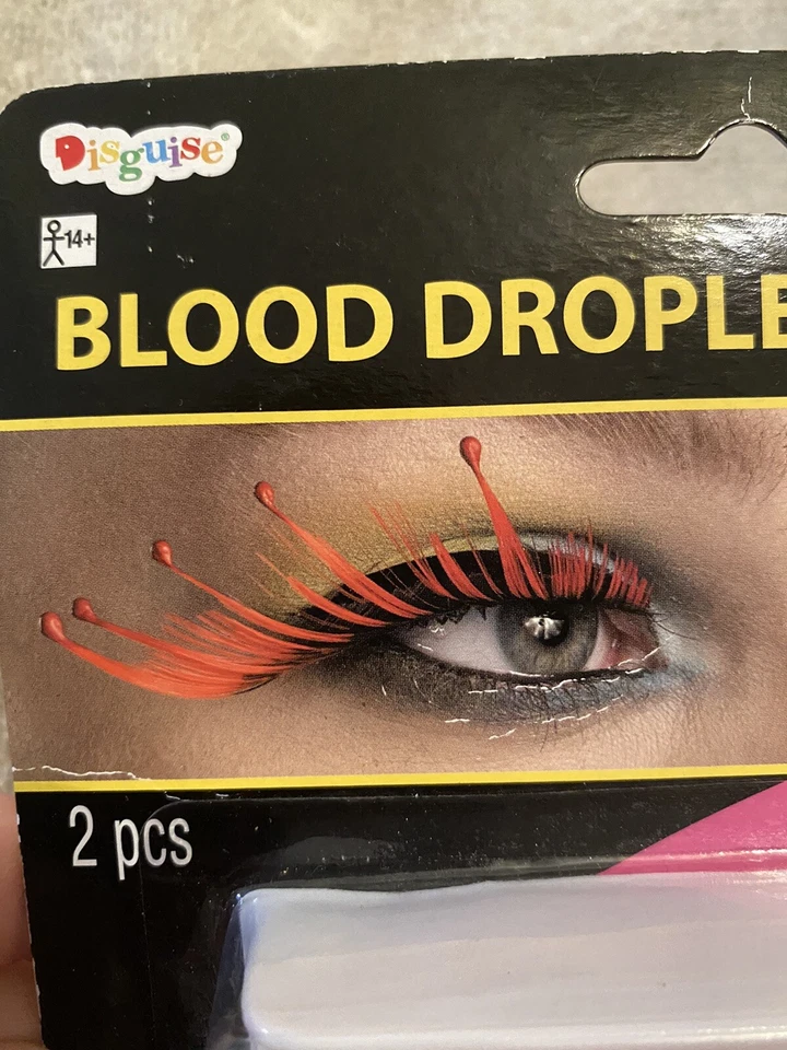 Хэллоуин капли крови ресницы костюм макияж вампир - Изображение 3 из 4