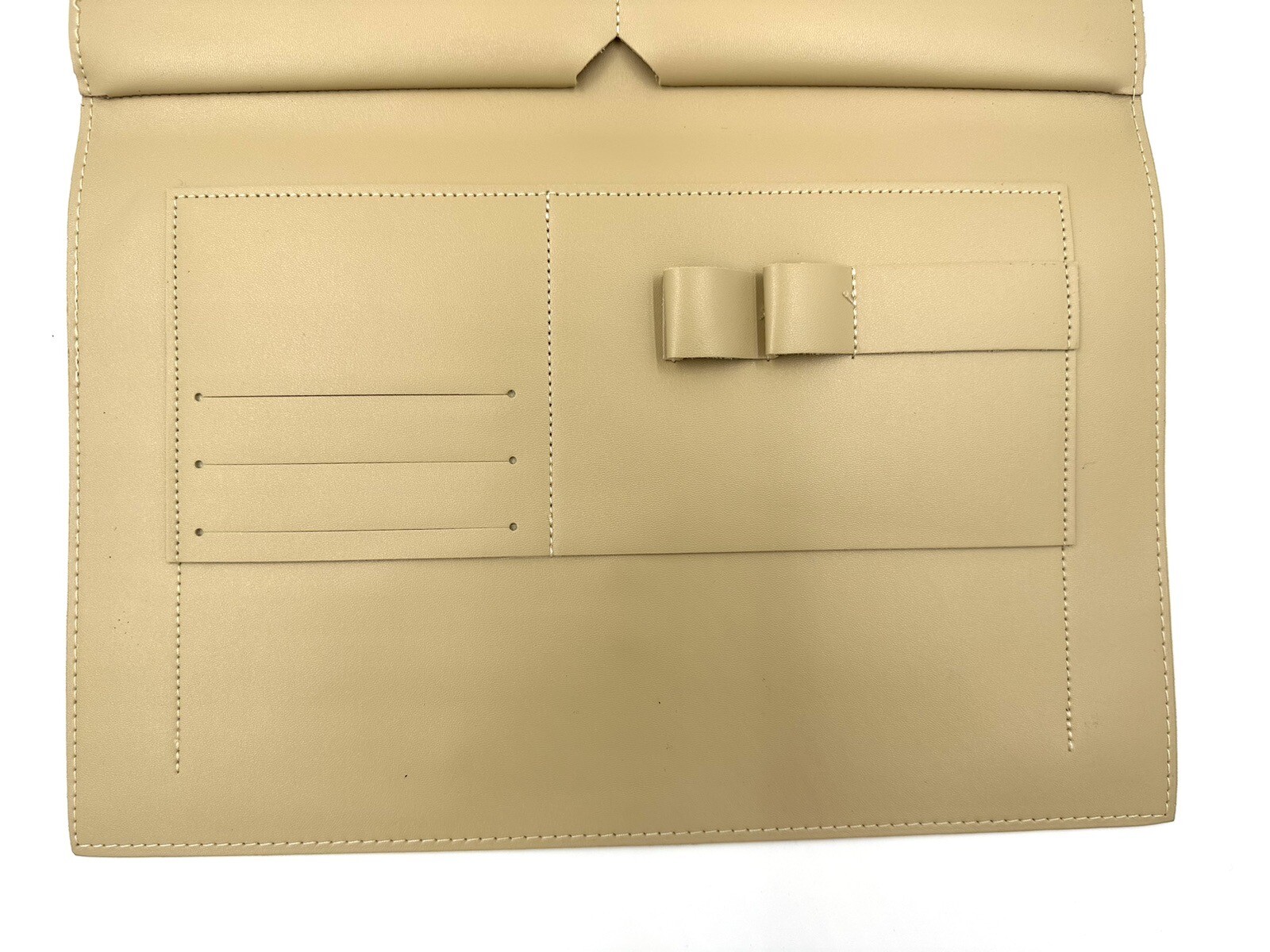 Glass Ladder & Co Megan Portfolio Clutch Beige - image 8