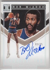 2022-23 Panini Impeccable Knicks Bob Mcadoo Immortal Ink Holo Silver Auto 03/25