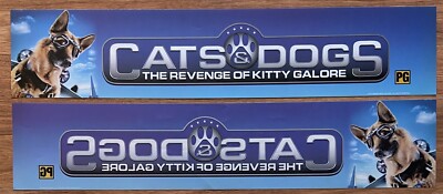   Cats & Dogs 2 (2010) - Double-Sided - Movie Theater Mylar / Poster 5x25