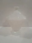 Vintage Anchor Hocking Milk Glass Pedestal Candy Dish with Lid - Harvest Grape