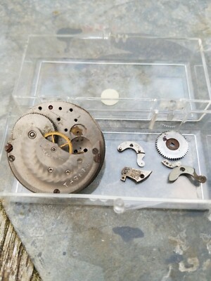 Trenton Watch Co 懐中時計 ヴィンテージ アンティーク Antique Trenton Watch Co Hunting Case Pocket Watch Movement Parts