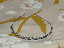 David's Bridal Crystal Pearl Metal Headband