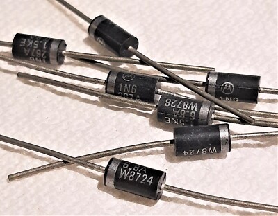 10 Pieces of  Motorola/onsemi 1N6267A 5.8V TVS / ESD Suppressor Diode