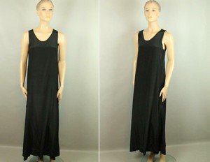 black maxi slip
