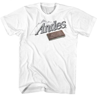 Tootsie Roll Candy Delicious Chocolate Andes Mints Mountain Logo Men's T Shirt