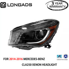 For 2014-2016 Mercedes-Benz CLA200 CLA250 Xenon Headlight Left Driver Side Lamp