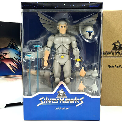 QUICKSILVER FIGURE 2022 SUPER7 SILVERHAWKS LEADER ULTIMATES NEU OVP COLLECTIBLE