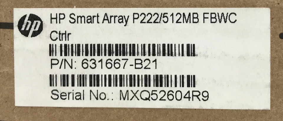 NEW HP Smart Array P222/512MB FBWC Controller 631667-B21 - Image 2 of 4
