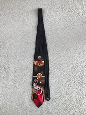 Seattle Super Sonics NBA Neck Tie Mens Black 100% Silk Made in USA Classic Logo