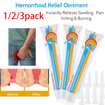 1/3x Hämorrhoiden Creme Relief Piles Anal Fissure Behandlung Hämorrhoiden Salbe