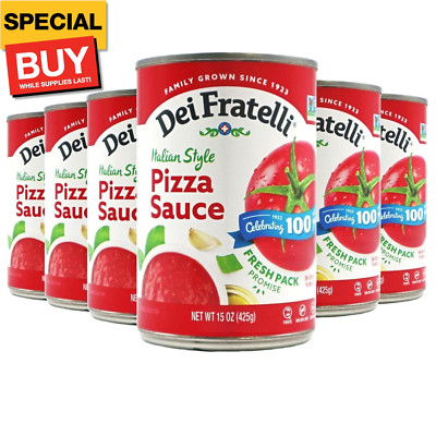 Pizza Sauce from Vine-Ripened Tomatoes (15 oz. Cans, 6 pack) - No Water, No Past
