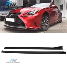 Fits 15-17 Lexus RC350 RC300 RC200t F Sport PP Side Skirts 2pcs Silkblaze Style