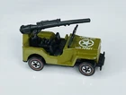 Hot Wheels Redline 1975 Gun Slinger Jeep US Army Military Toy with Gun