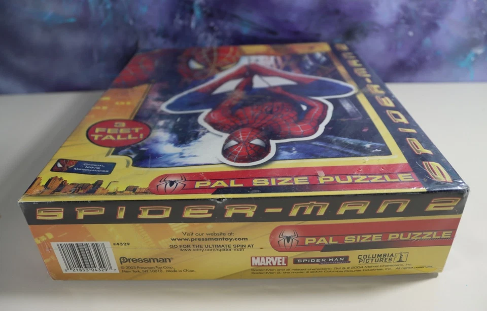 Rompecabezas de película vintage Spider-Man 2 46 piezas My Pal tamaño 3 pies de alto! - Precintado Foto 4 de 4