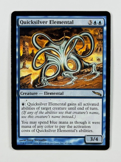 MTG 水銀の精霊 Quicksilver Elemental 英語 4枚 Quicksilver Elemental Mirrodin Regular for sale online | eBay