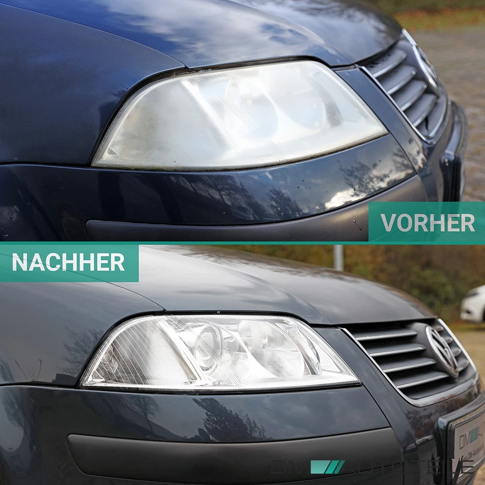 SET für VW Passat 3BG B5 Scheinwerfer Hella Optik 2000-05/2005 DE-Linse H7 - Bild 3 von 4