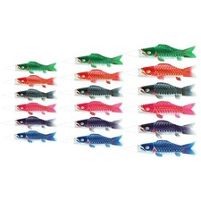 Japanese Carp Windsock, Japanese Windsock Carp Flag, 6 Pieces Flag Decorative
