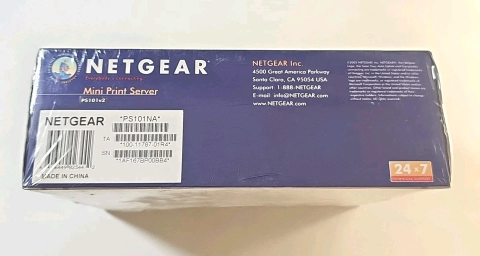 Netgear Mini Print Server PS101 NEW - Image 4 of 4