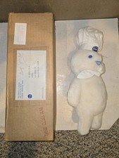 Vintage 1982 MIB Pillsbury Poppin Fresh Doughboy Plush Doll,Cereal,Campbell,Cups