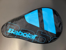 Babolat Padel Racket Cover   - Black/Blue - Zip Up Protective Case - Brand New