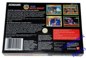 TINY TOON Buster Adventures BUSTS LOOSE complet snes nes cartouche Nintendo PAL