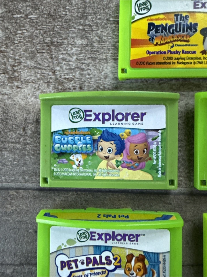 Leap Frog LeapPad Explorer Learning Game Cartridge Lot 11 Disney Tangled Cars - Image 3 of 4