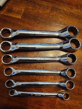 Snap-on 6pc Double Boxed End Short 12pt Metric Wrench Lot