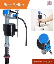 Universal Toilet Fill Valve High Performance Tank And Bowl Water Control