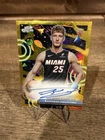 2026 Topps CosmicChrome Kasparas Jakucionis Rookie Auto RC Gold /50 Miami Heat
