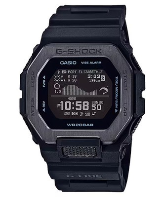 CASIO G-SHOCK GBX-100NS-1 G-LIDE BLACK DIGITAL WATCH