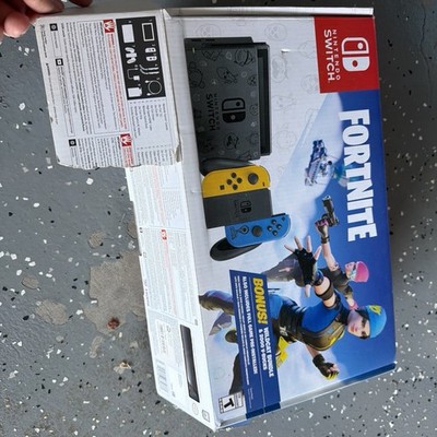 Nintendo Switch Fortnite WILDCAT Special Edition Box ONLY Ready to