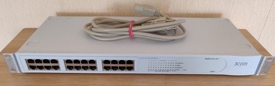 3com Baseline Switch 2024   24-Port 10/100 Switch, mit Rackwinkel