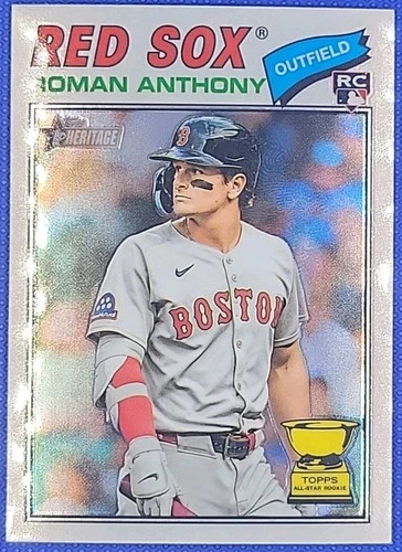 2026 Topps Heritage Baseball Roman Anthony Chrome Rookie Card #86