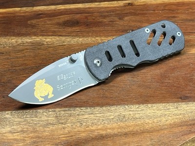 RARE LIMITED SIG SAUER MARINES SEMPER FI Boker Plus CLB Hyper Folding Knife