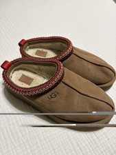 Ugg Slippers Size 41 /10 Women s Brown With Red Trim