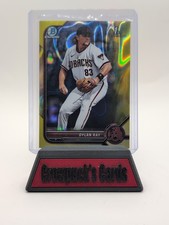 2022 Bowman Draft - Chrome Dylan Ray #BDC-191 Yellow Lava Refractor /75 (RC)