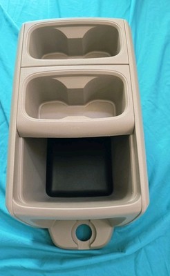 08-16 DODGE CARAVAN RT TAN BEIGE CENTER CONSOLE CUP HOLDER GRAND CARAVAN
