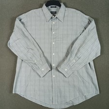 Christian Dior Le Chemise Shirt Mens 17-34 Long Sleeve Button-Up Gay Plaid