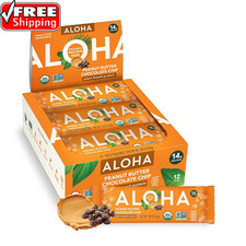 Organic Plant Based Protein Bars Peanut Butter Chocolate Chip 1.98 Oz Pack o