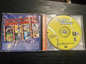 Virtua Tennis (Sega Dreamcast, 2000) Game w/ Case & Manual Sega Sports Arcade